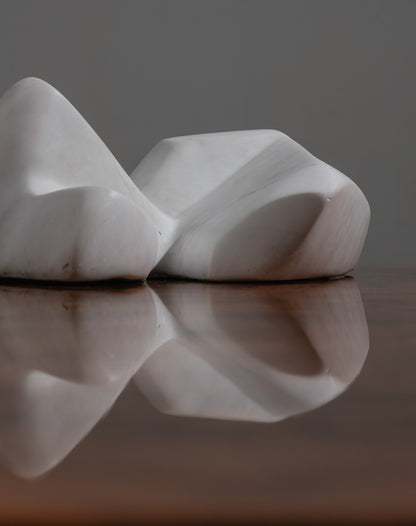 MARBLE SCULPTURE, FIONA GOLDBACHER, 1980s