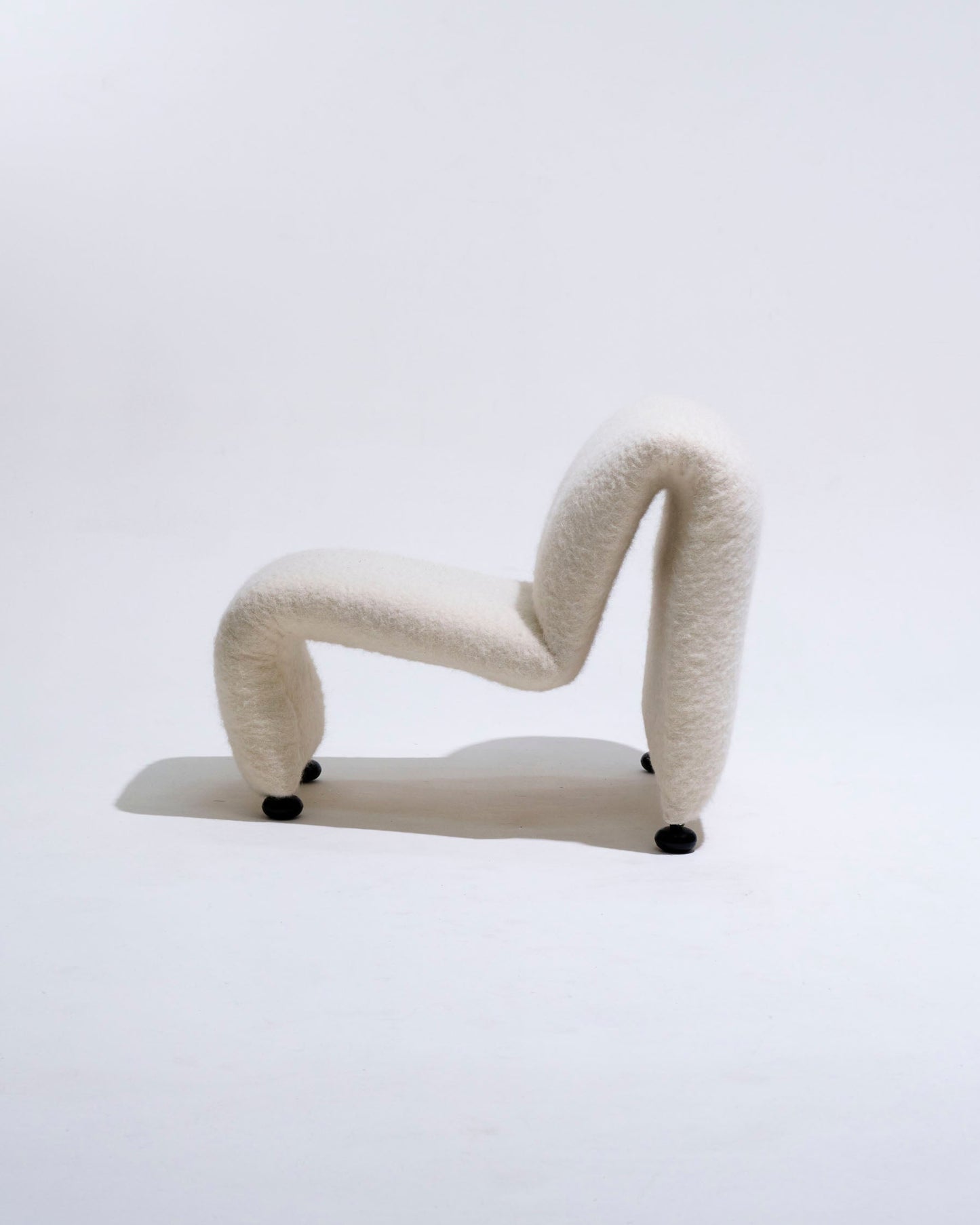 CHAUFFEUSE EN TISSU LAINEUX, ETIENNE FERMIGIER, 1970s