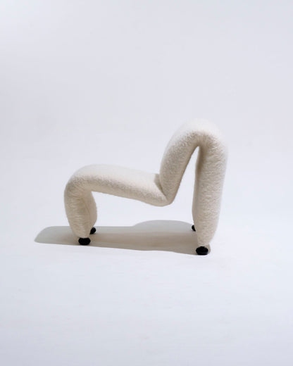 CHAUFFEUSE EN TISSU LAINEUX, ETIENNE FERMIGIER, 1970s