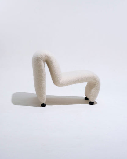 CHAUFFEUSE EN TISSU LAINEUX, ETIENNE FERMIGIER, 1970s