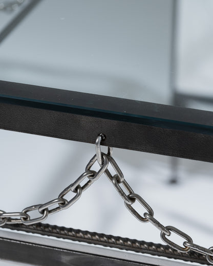 CONSOLE EN MÉTAL LE CHÂTIMENT DE SYSIPHE