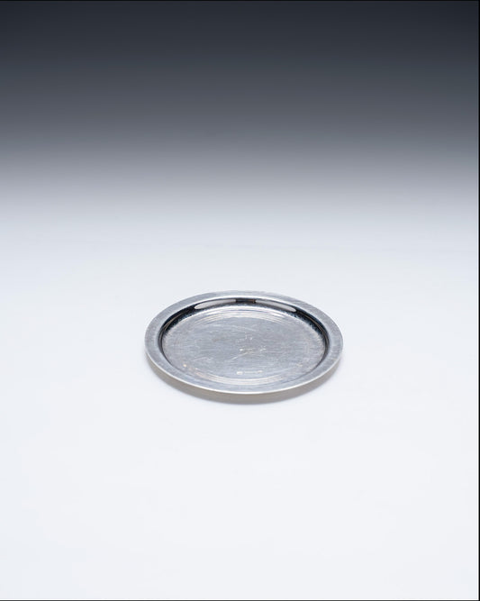 DESSOUS DE BOUTEILLE EN MÉTAL ARGENTÉ, CHRISTOFLE, 1970s