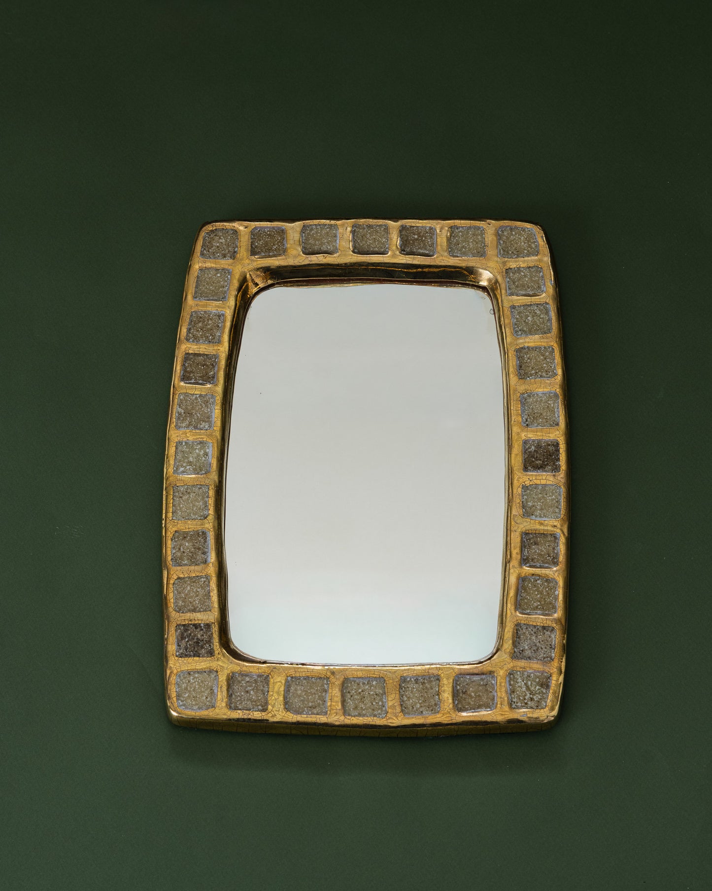 MIROIR EN PÂTE DE VERRE, MITHÉ ESPELT, 1950s