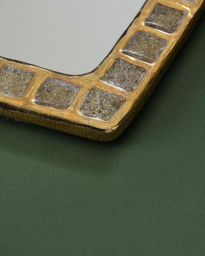 MIROIR EN PÂTE DE VERRE, MITHÉ ESPELT, 1950s