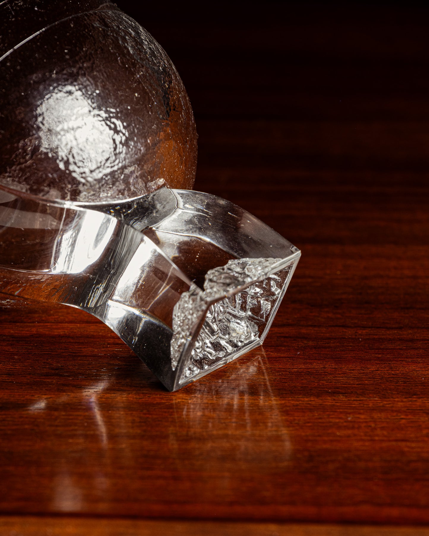 SET OF 6 CRYSTAL GLASSES, TADDEI, 1960s
