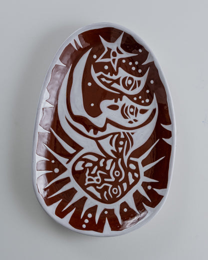 CERAMIC PLATE, JEAN LURÇAT, 1950S