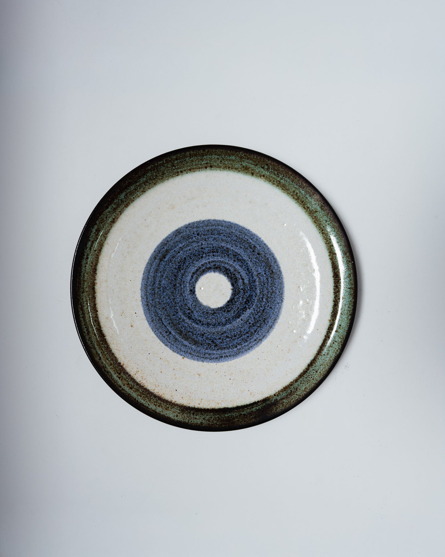 CERAMIC PLATE, LA ROUE, VALLAURIS, 1950s