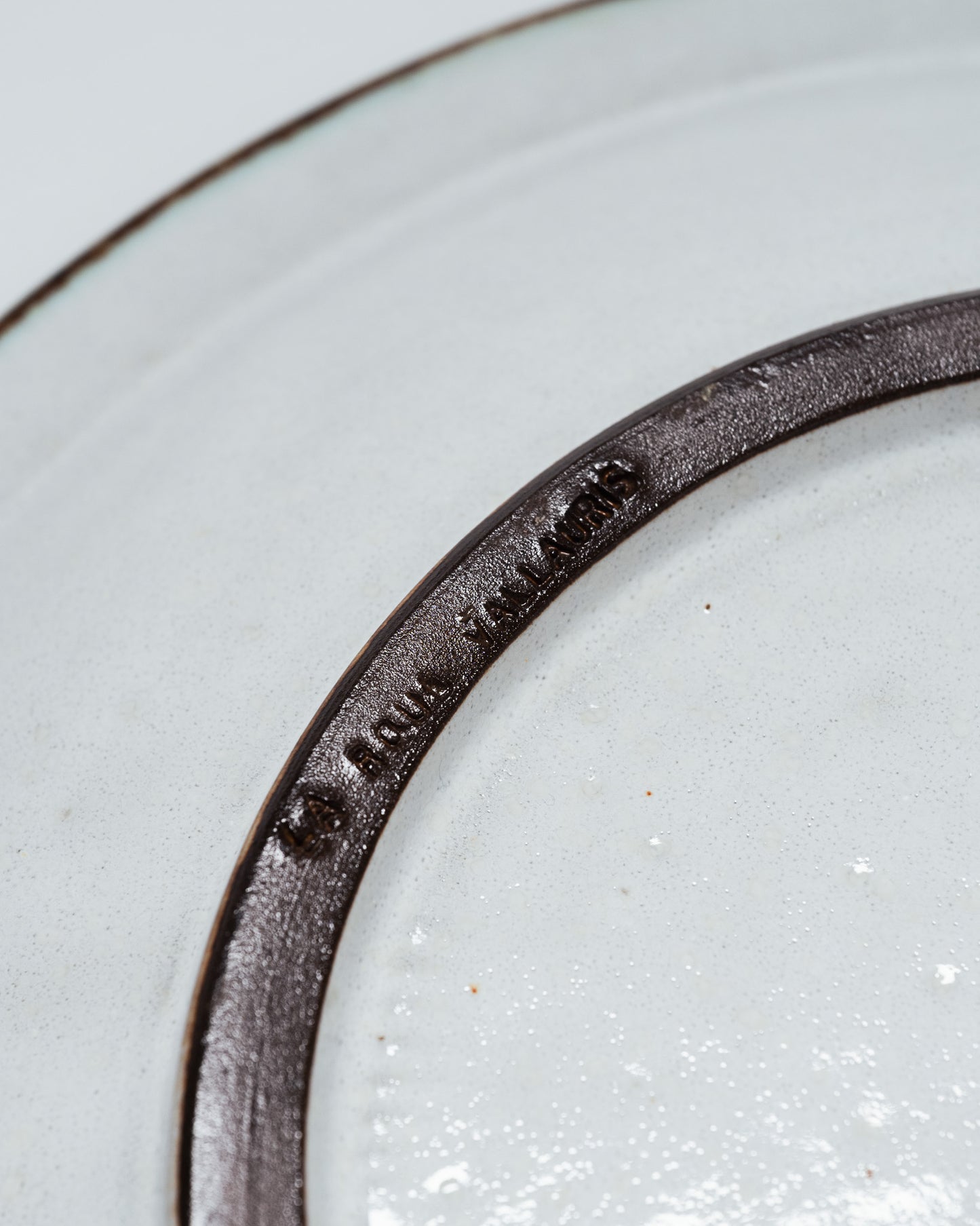 CERAMIC PLATE, LA ROUE, VALLAURIS, 1950s