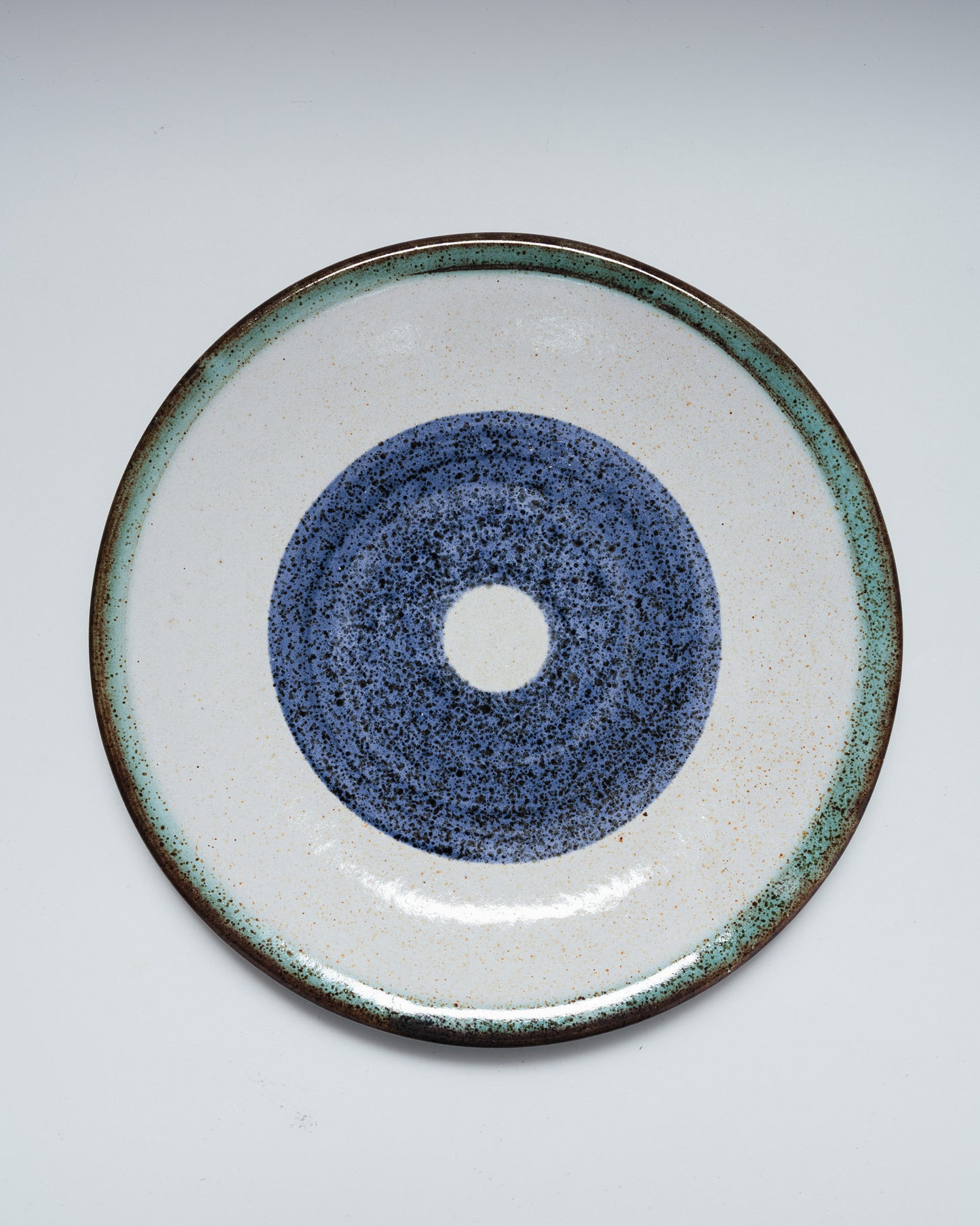 DINNER SERVICE FOR 6 PLATES AND A PLATTER, LA ROUE, VALLAURIS, 1950s