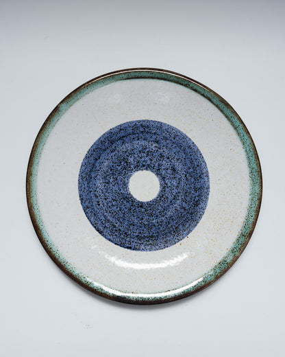 DINNER SERVICE FOR 6 PLATES AND A PLATTER, LA ROUE, VALLAURIS, 1950s