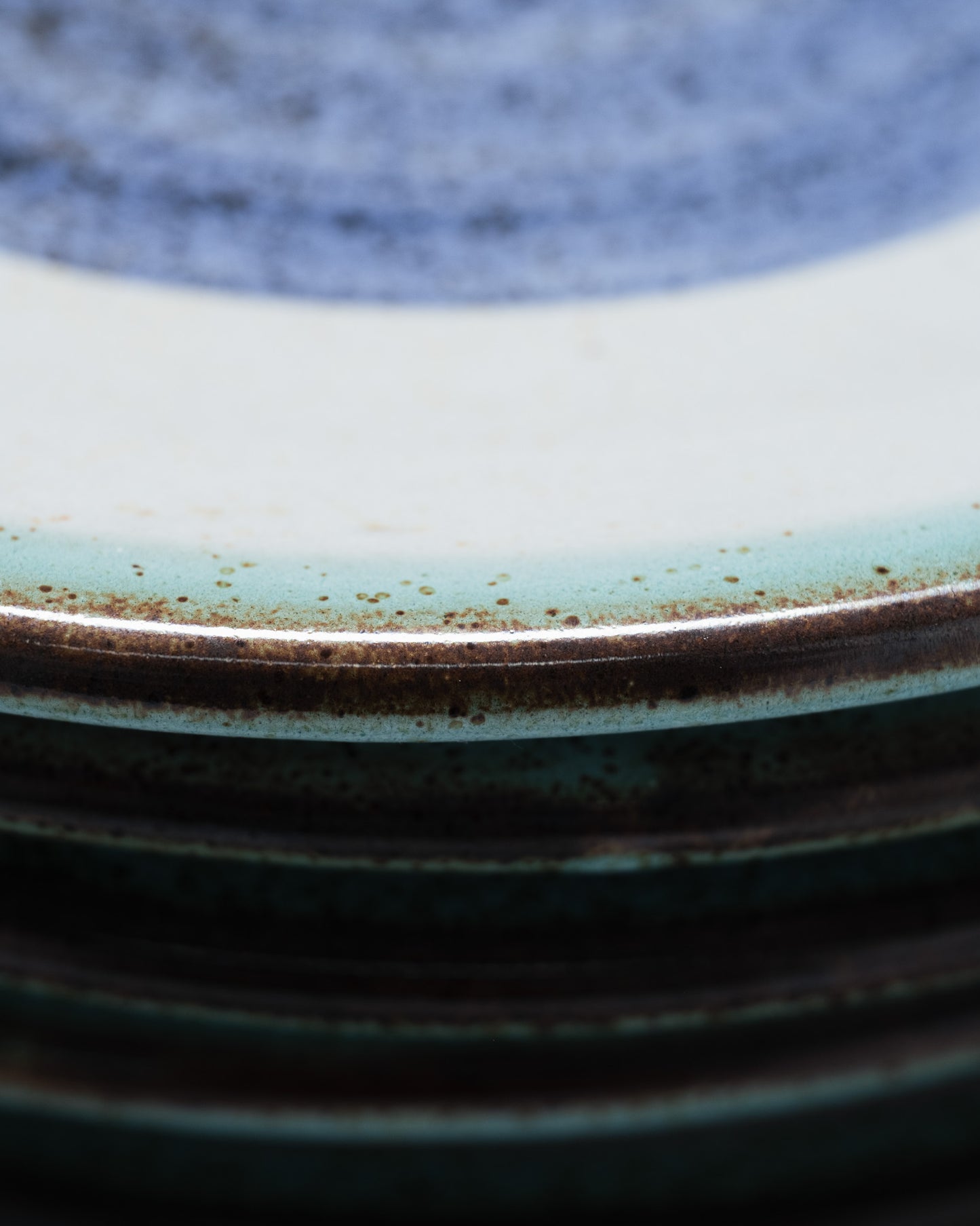 DINNER SERVICE FOR 6 PLATES AND A PLATTER, LA ROUE, VALLAURIS, 1950s