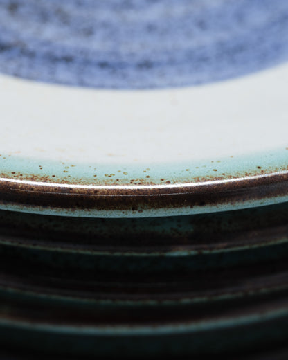 DINNER SERVICE FOR 6 PLATES AND A PLATTER, LA ROUE, VALLAURIS, 1950s