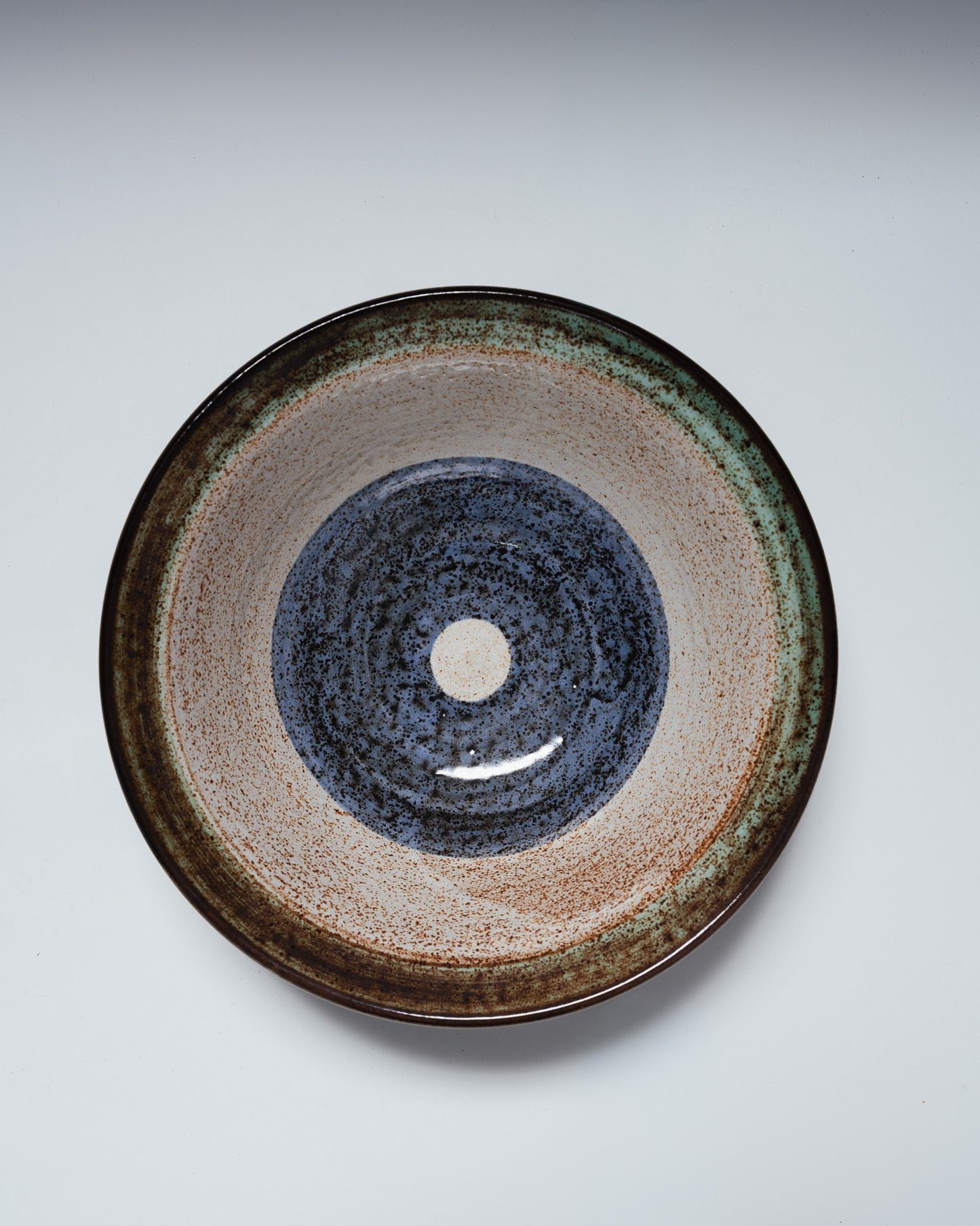 DINNER SERVICE FOR 6 PLATES AND A PLATTER, LA ROUE, VALLAURIS, 1950s