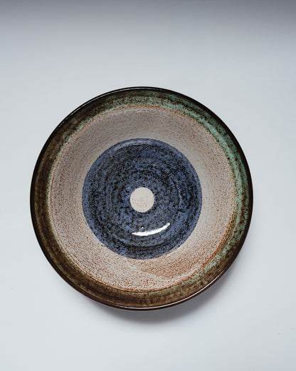 DINNER SERVICE FOR 6 PLATES AND A PLATTER, LA ROUE, VALLAURIS, 1950s