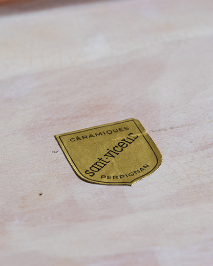 Ceramic plate, Jean Lurçat, 1950s