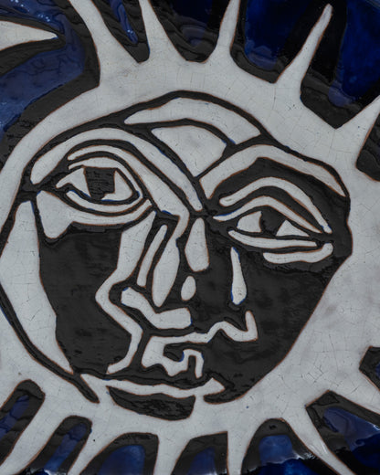 PLAT EN CÉRAMIQUE, JEAN LURÇAT, 1950s