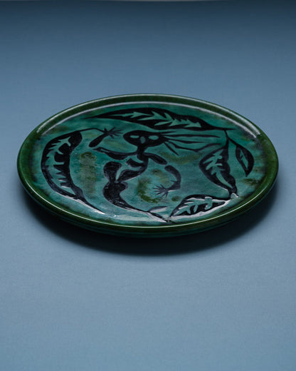 Ceramic plate, Jean Lurçat, 1950s