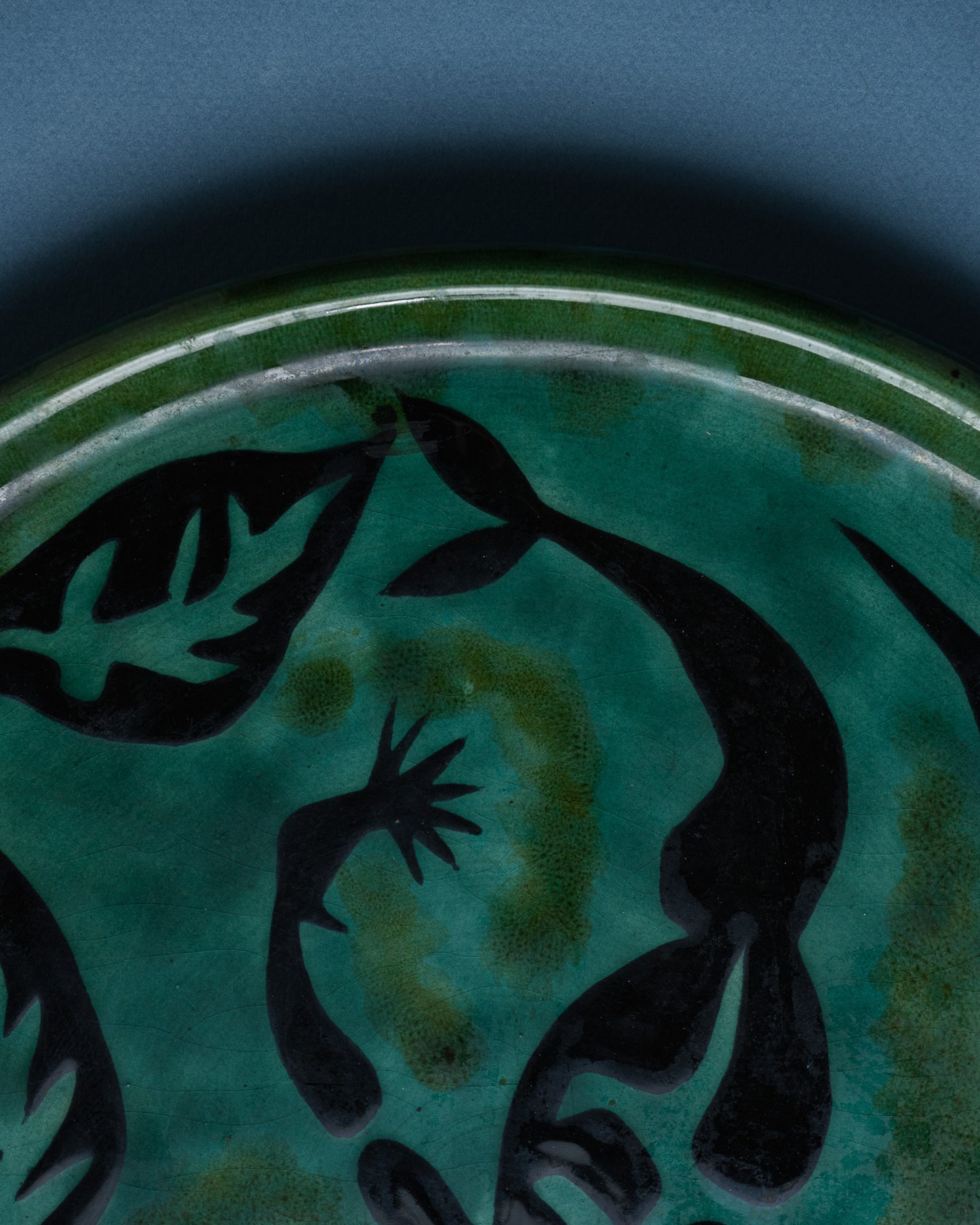 Ceramic plate, Jean Lurçat, 1950s