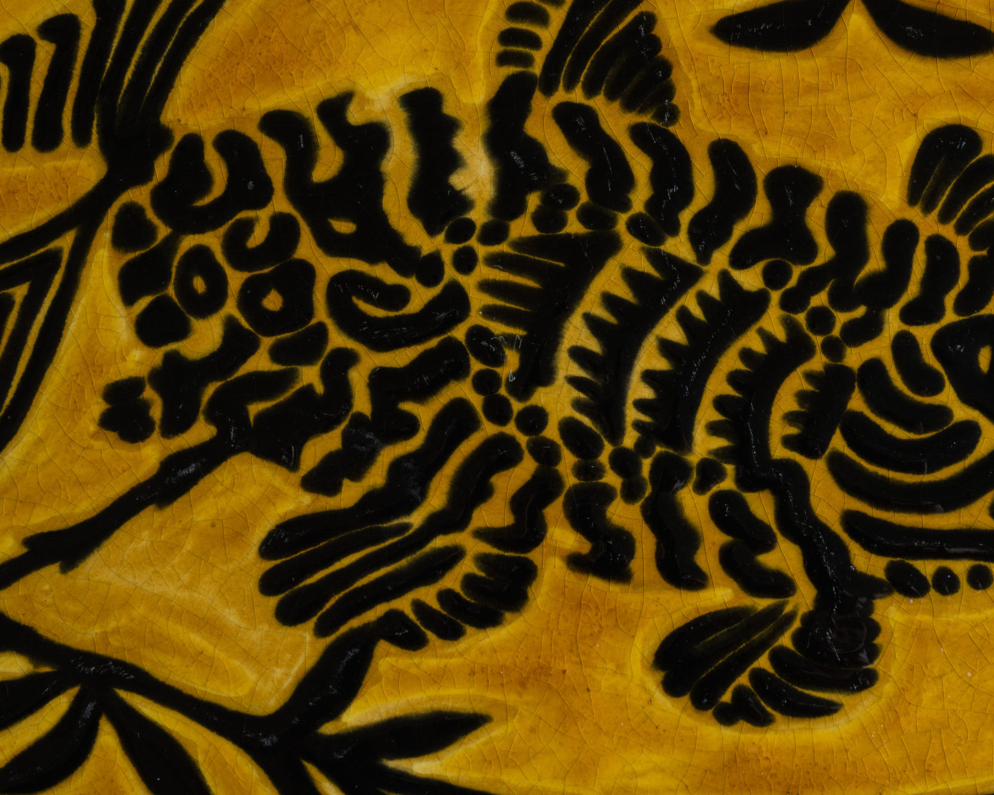 PLAT ROND EN CÉRAMIQUE, JEAN LURÇAT, 1950s