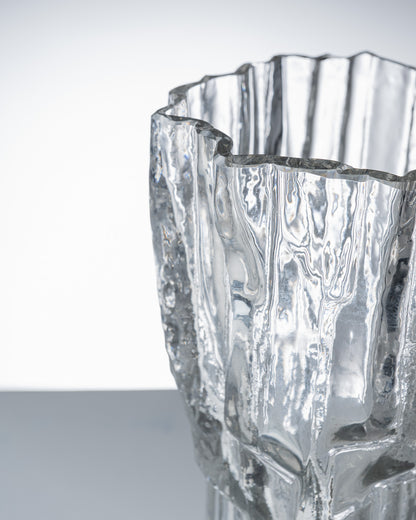 VASE EN VERRE MOULÉ, TAPIO WIRKKALA, 1970s