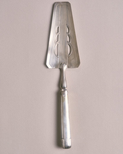 SILVER METAL DESSERT SERVICE, HENRI CARRAUD