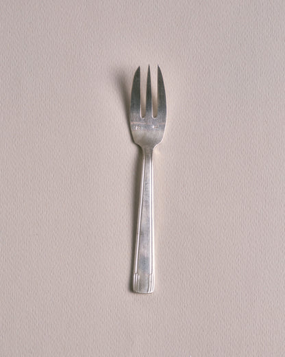 SILVER METAL DESSERT SERVICE, HENRI CARRAUD