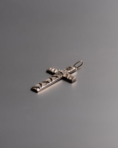 950 SILVER ART DECO CROSS PENDANT, 1930s