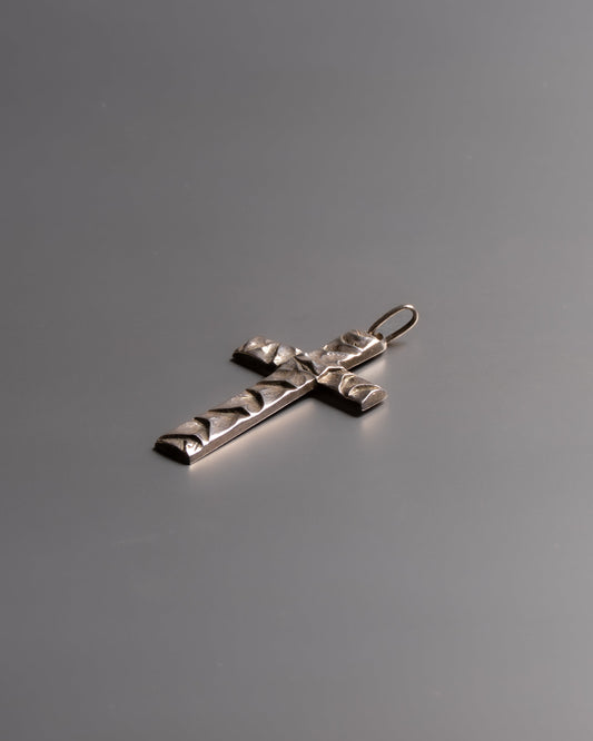 950 SILVER ART DECO CROSS PENDANT, 1930s