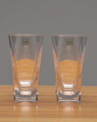 SET DE 5 VERRES EN CRISTAL DE SÈVRES
