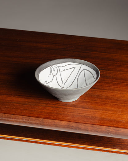 CERAMIC BOWL, JACQUES INNOCENTI, 1950s