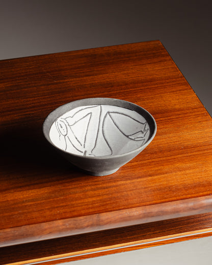 CERAMIC BOWL, JACQUES INNOCENTI, 1950s