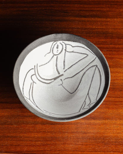 CERAMIC BOWL, JACQUES INNOCENTI, 1950s