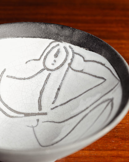 CERAMIC BOWL, JACQUES INNOCENTI, 1950s