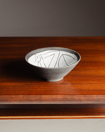 CERAMIC BOWL, JACQUES INNOCENTI, 1950s