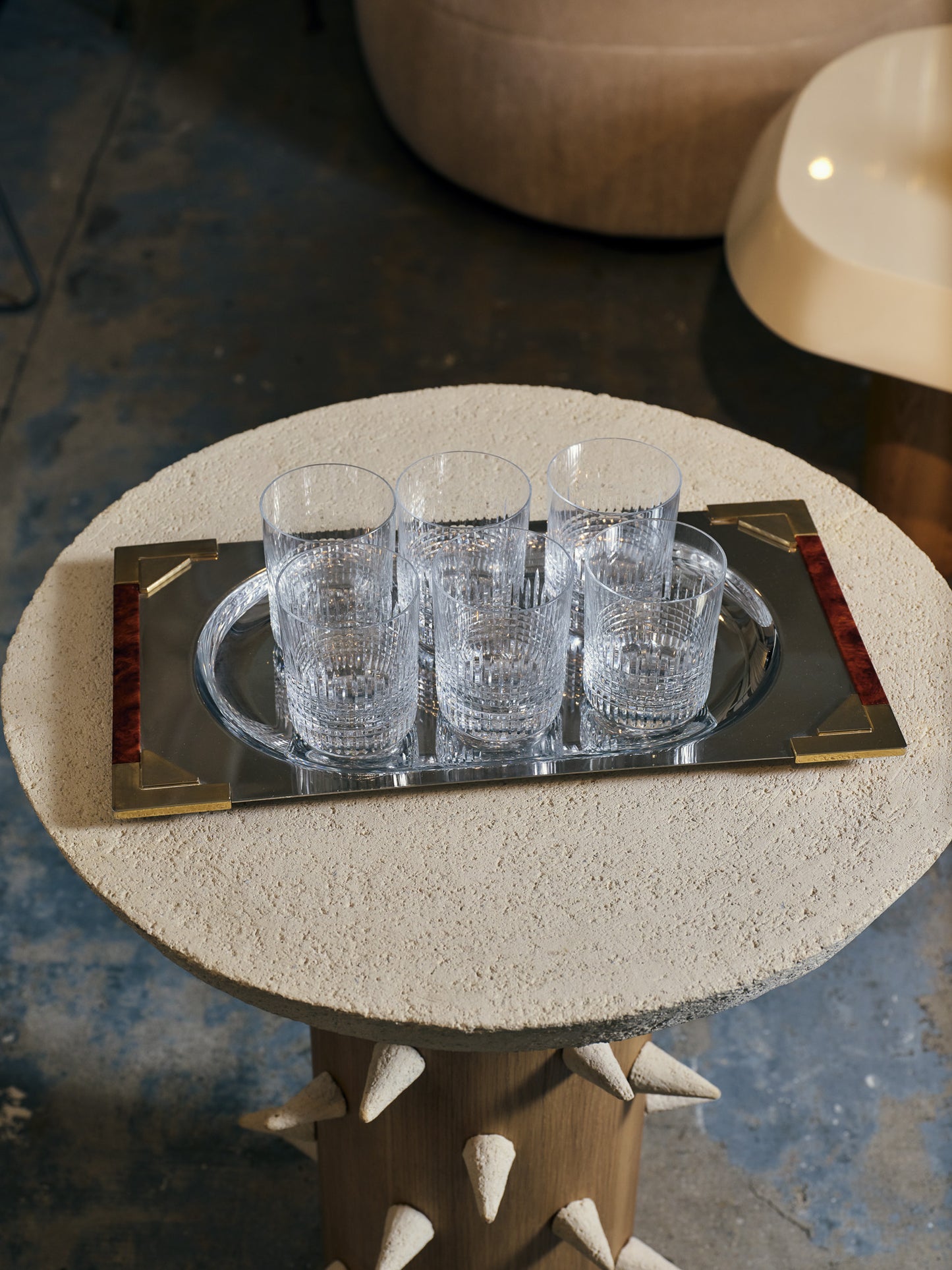 SET OF 6 HARMONIE WHISKY GLASSES, BACCARAT, 1970s