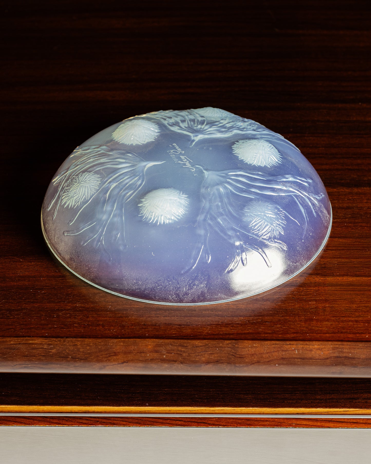 OPALESCENT GLASS BOWL, MARIUS SABINO, 1920s