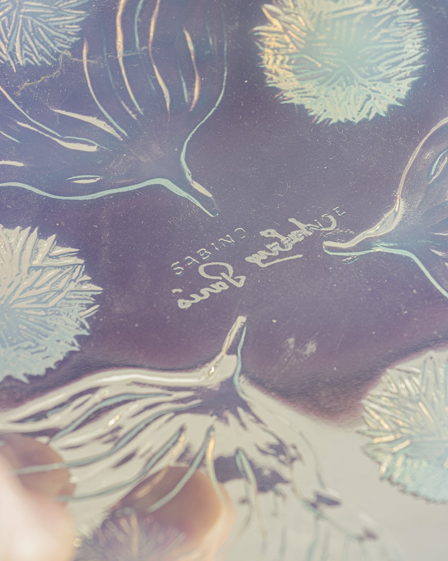 OPALESCENT GLASS BOWL, MARIUS SABINO, 1920s