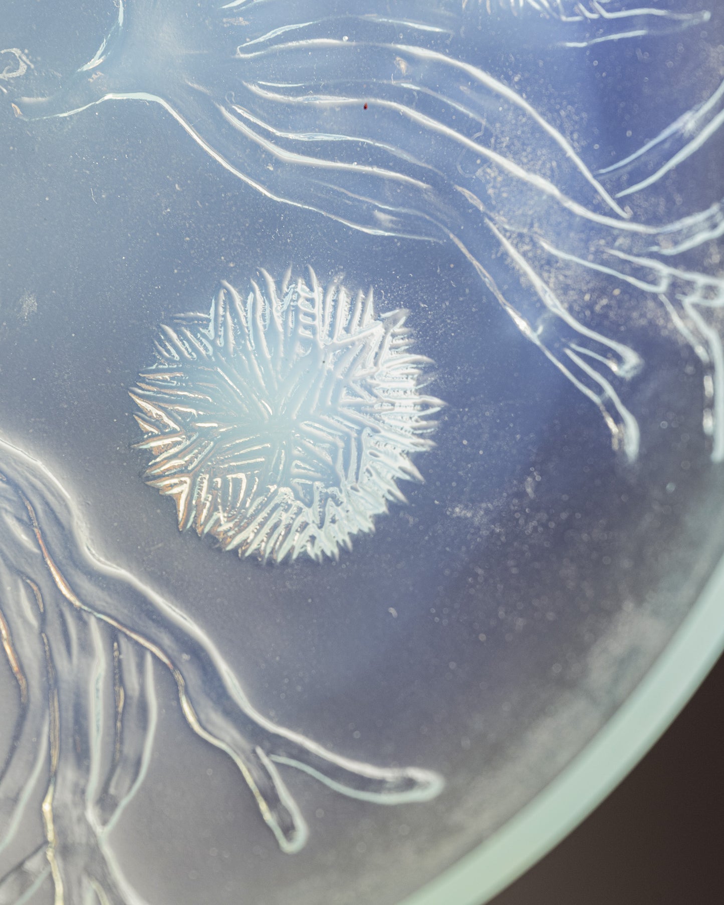 OPALESCENT GLASS BOWL, MARIUS SABINO, 1920s