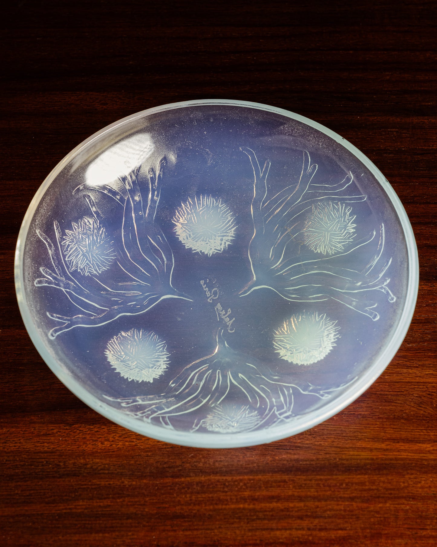 OPALESCENT GLASS BOWL, MARIUS SABINO, 1920s