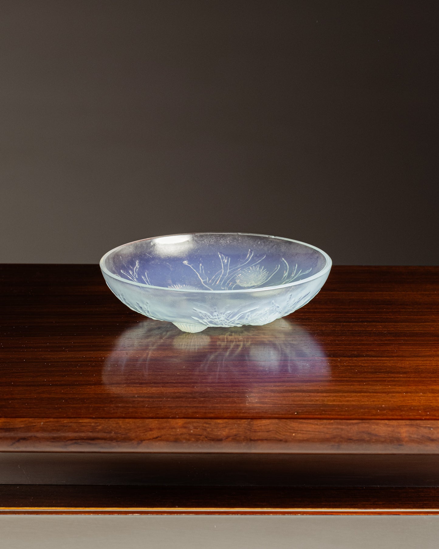 OPALESCENT GLASS BOWL, MARIUS SABINO, 1920s