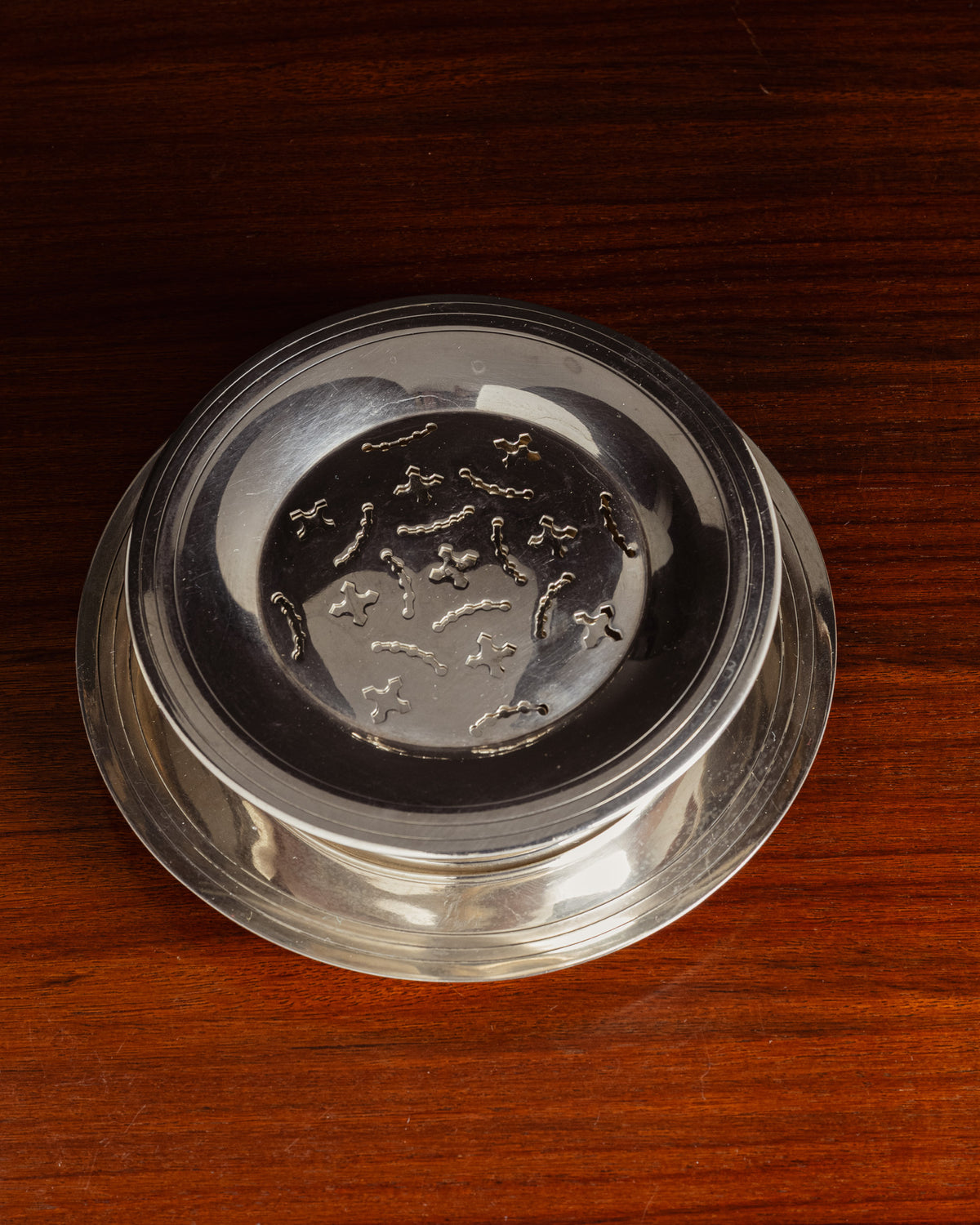 Silver metal butter, Christofle