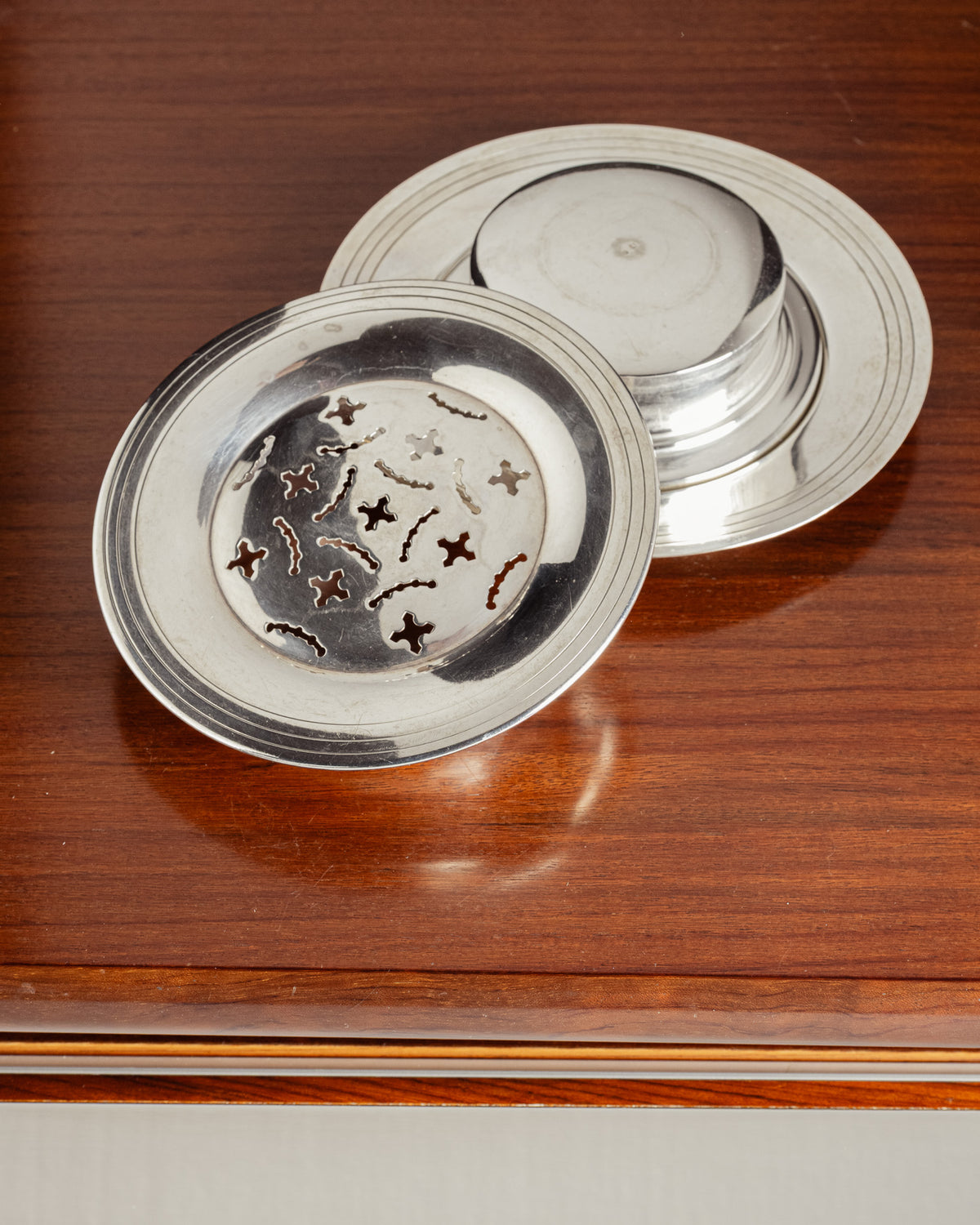 Silver metal butter, Christofle