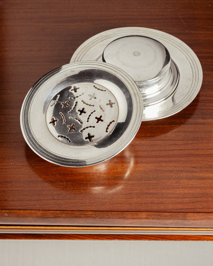 Silver metal butter, Christofle