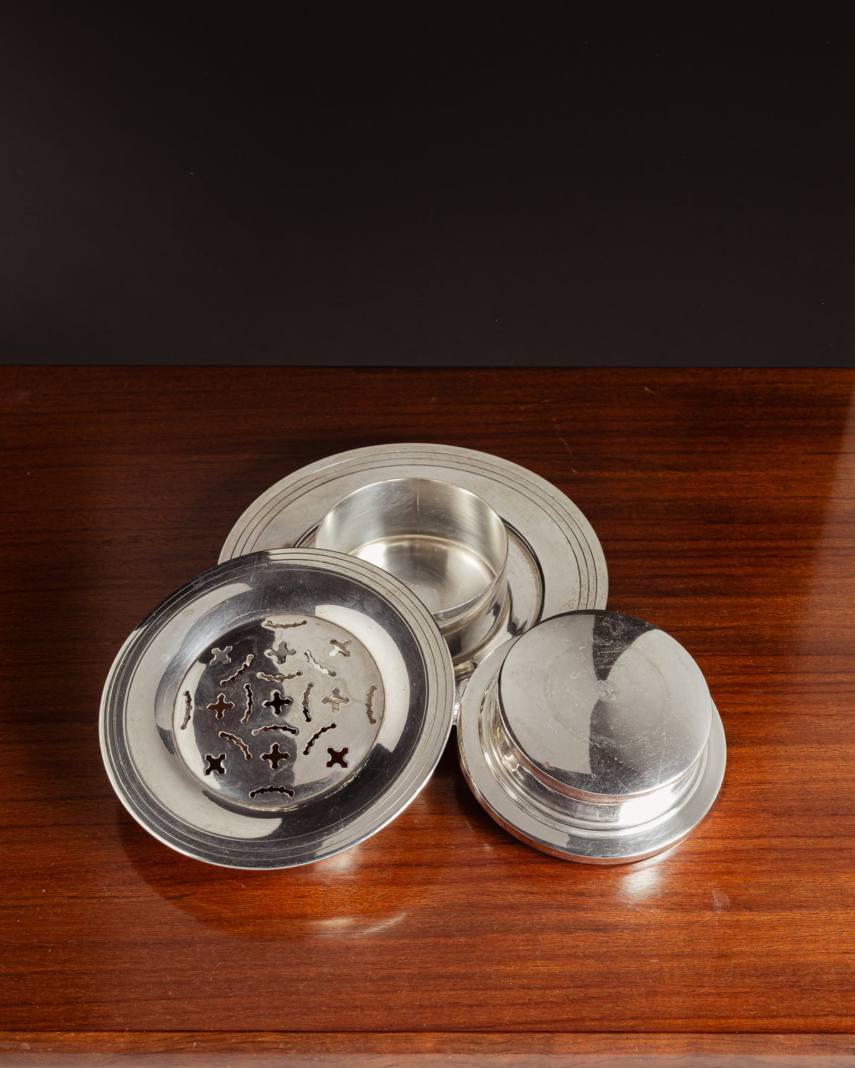 Silver metal butter, Christofle