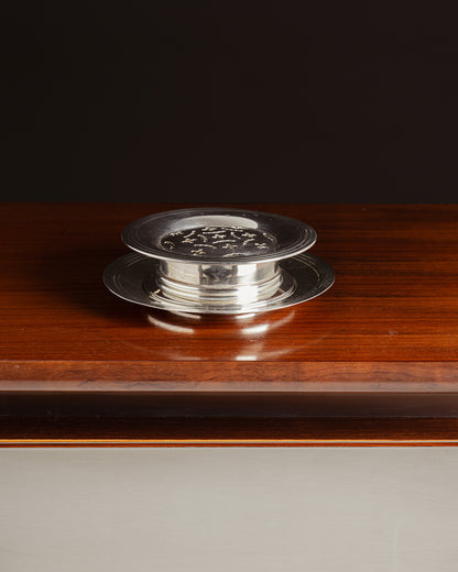Silver metal butter, Christofle