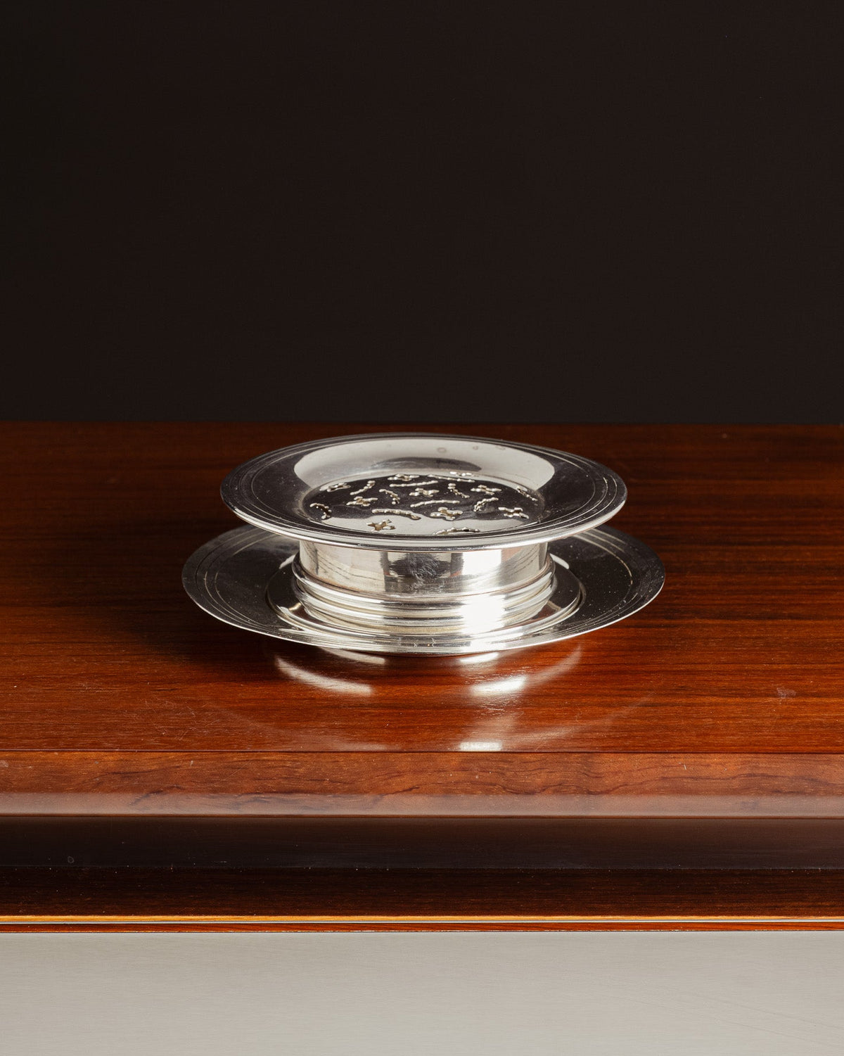 Silver metal butter, Christofle