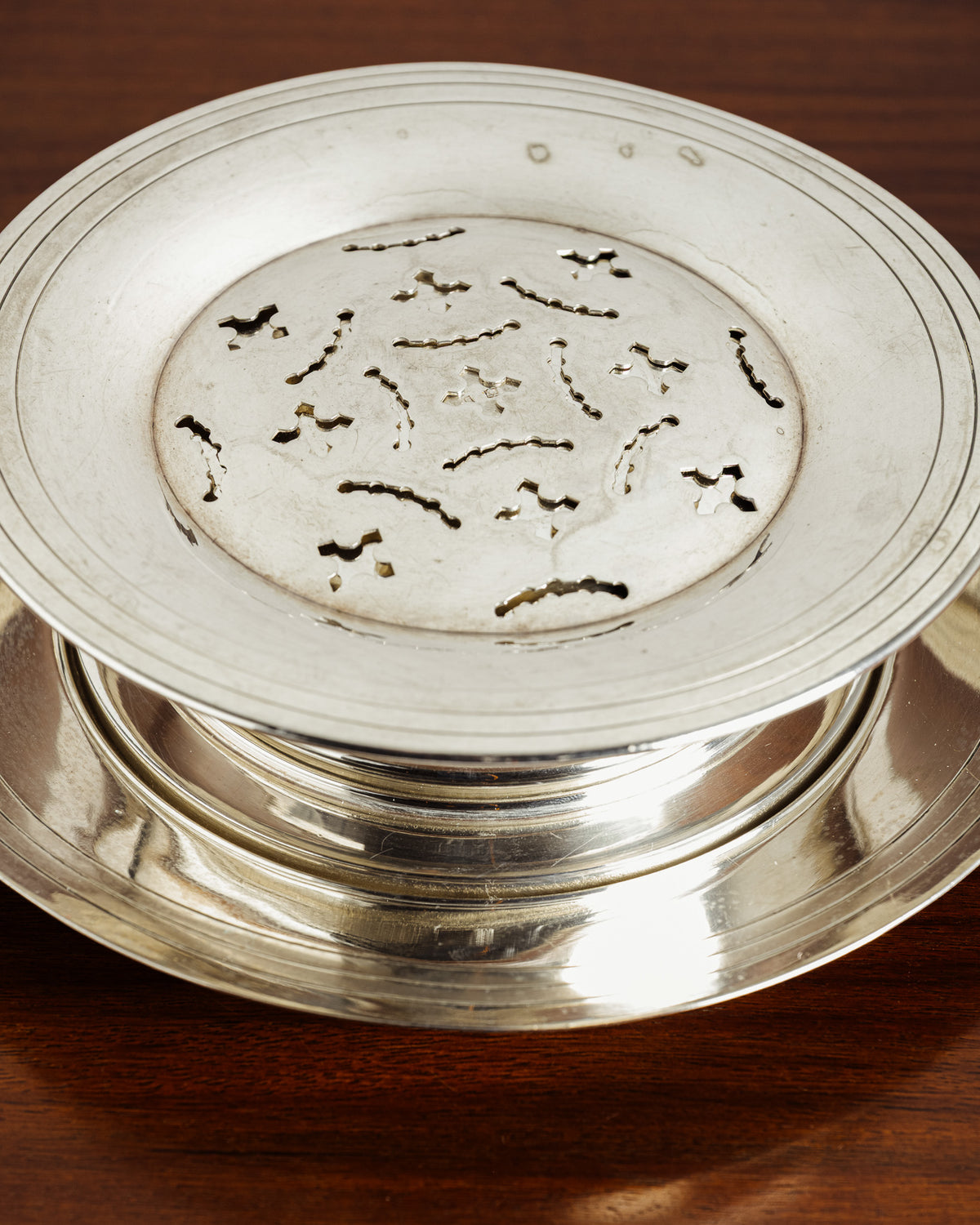 Silver metal butter, Christofle