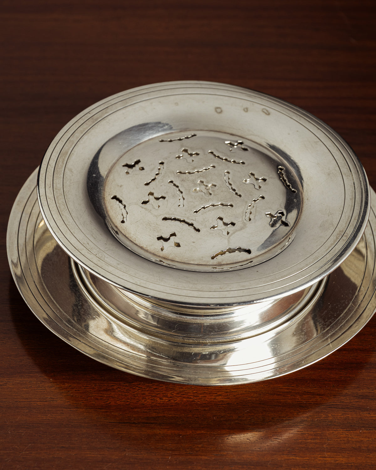 Silver metal butter, Christofle