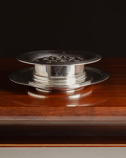 Silver metal butter, Christofle
