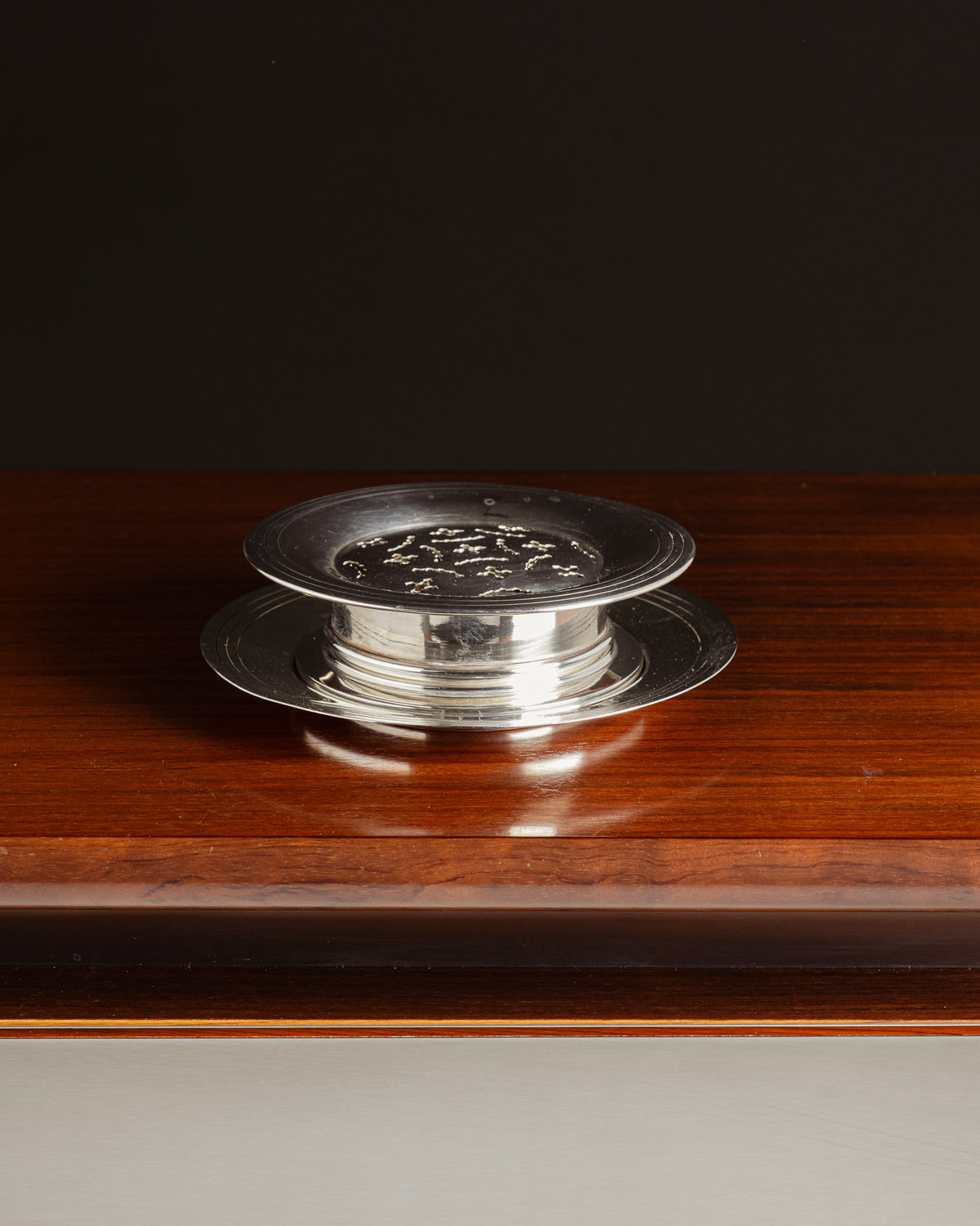 Silver metal butter, Christofle